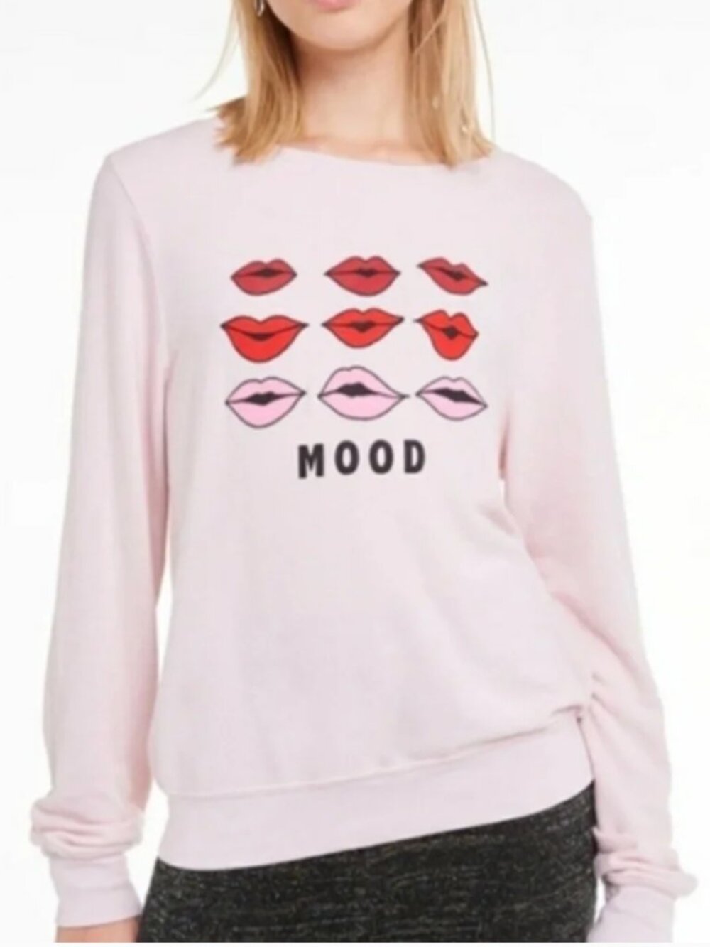 NEW Wildfox Lip Mood Baggy Beach Jumper - XS